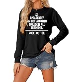 Mihvhyrt Funny Dog Mom Sweatshirt Women Funny Shirt for Daughter Crewneck Long Sleeve Cotton