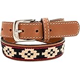 GauchoLife Handmade Woven Kids Polo Belt - Guarda Pampas Design, Crafted from Full Grain Leather
