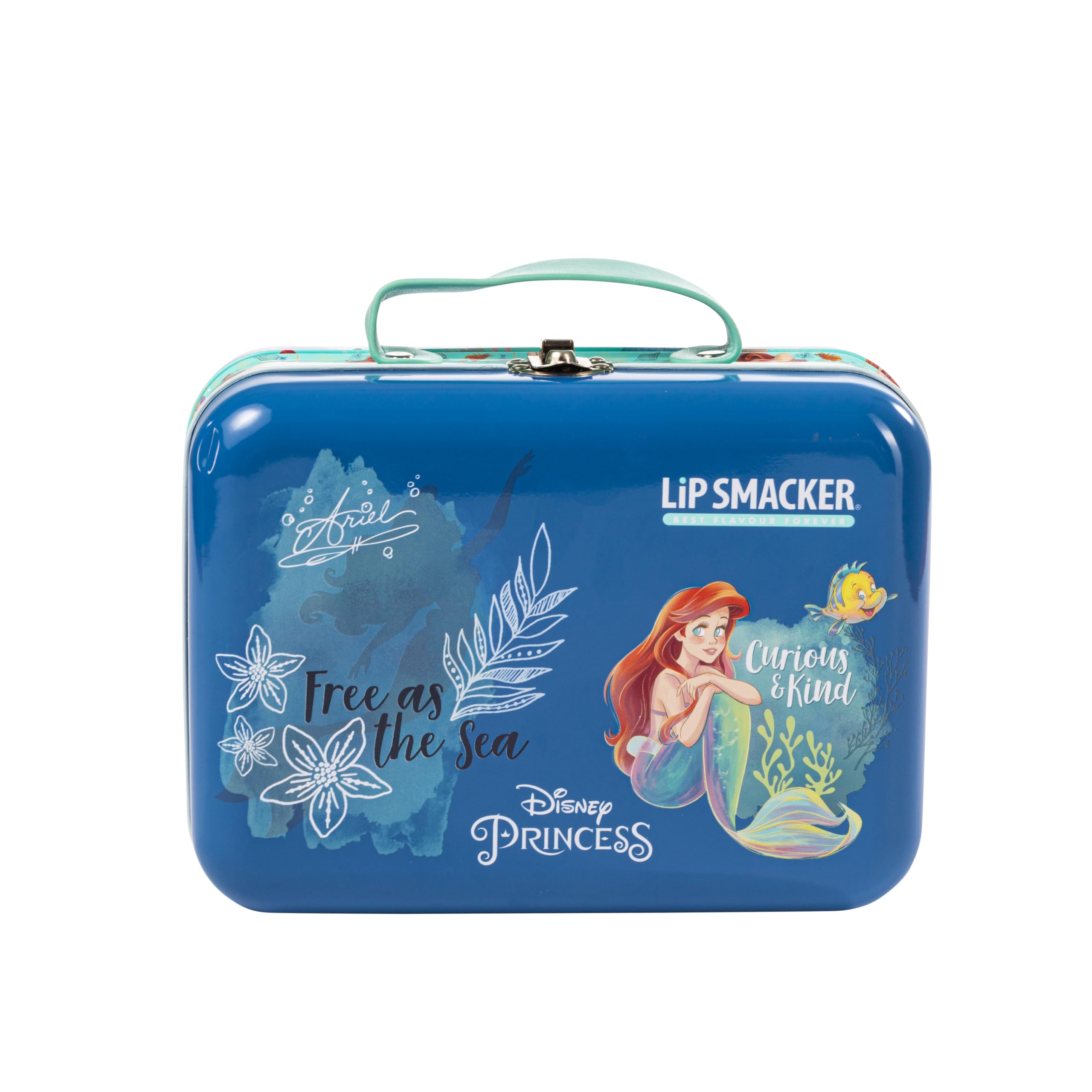 Lip Smacker Frozen Lunch Box Tin, All-in-One Safe-to-Use Make-up Gifset for Kids Including Make-up for Face, Lips and Nails with Hair and Beauty Accessories Included for your Kids' Princess Look