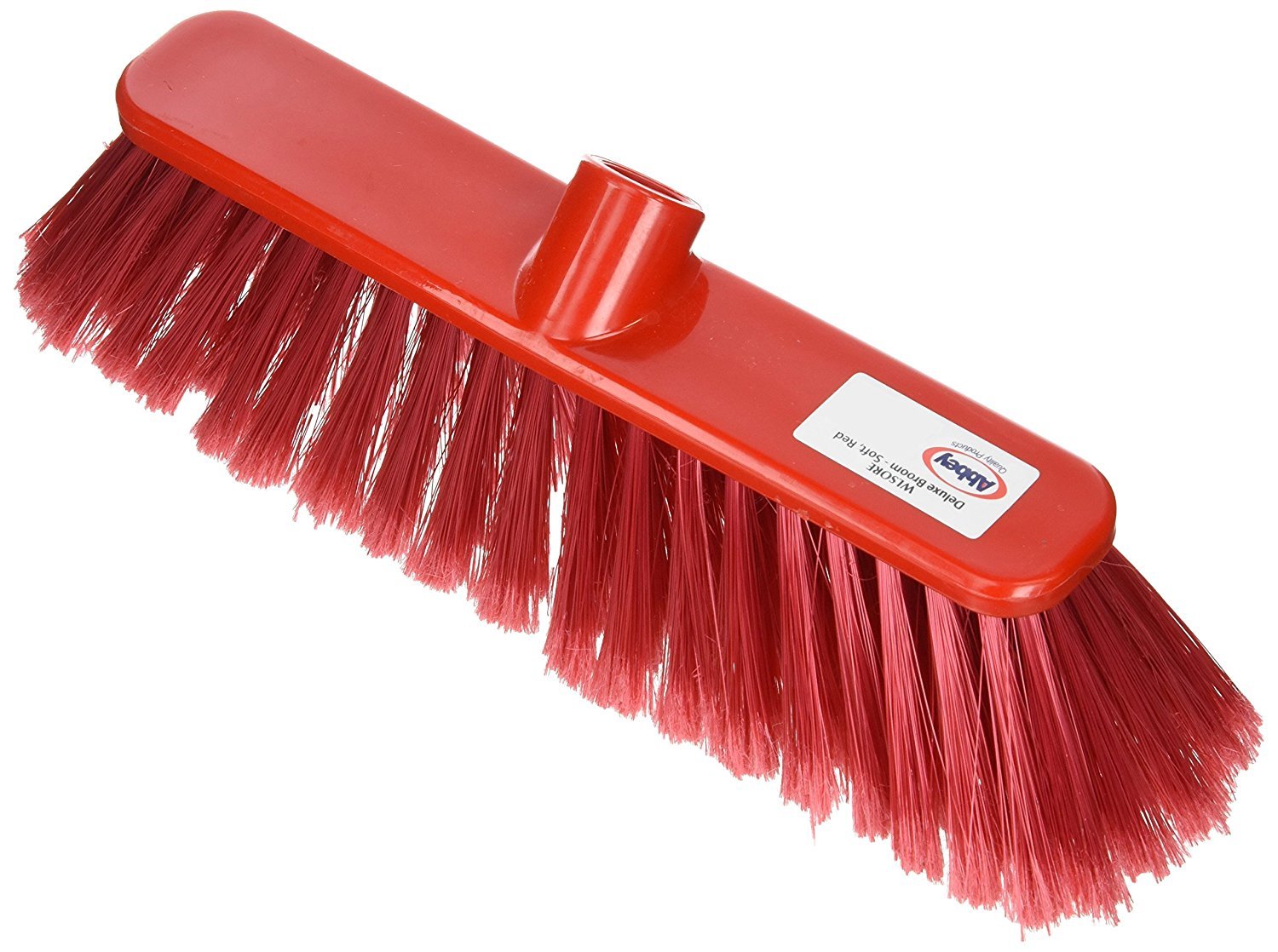 BUNZL P04048 Broom Head, Soft, 30 cm, Red