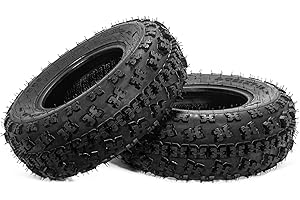 REALLYCNC FORERUNNER Sport ATV Tires 21x7-10 21x7x10 6PR Front ATV UTV Go Kart All-Terrain Off-Road Tire Tubeless Tires (Pack of 2)