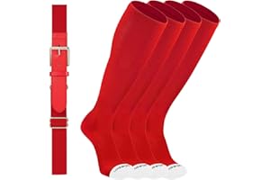 Londkaron Elite Baseball/Softball Socks & Belt Combo (2 Pairs of Socks with 1 Belt)