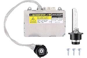 Hiolpen HID Headlight Ballast W/Igniter & D2S Bulb Suitable for Lexus ES300 ES330 GS300 GS400 GS430 IS300 LS430 RX300 RX330 RX350 RX400h SC430 KDLT002 DDLT002 85967-33010 Xenon Ballast Control Module