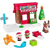 Fisher-Price Little People Christmas Wonderland Gift Set | Christmas Pretend Play, Santa, Elf &amp; Reindeer Figures, Toddler Toys for Kids Ages 1+ Years (Amazon Exclusive)