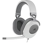Corsair HS65 Surround Multiplatform Wired Gaming Headset – Dolby Atmos – SonarWorks SoundID – iCUE Compatible – PC, Mac, PS5, PS4, Xbox, Nintendo Switch, Mobile – White