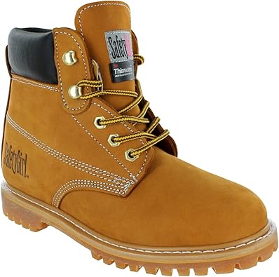 safety girl pink work boots