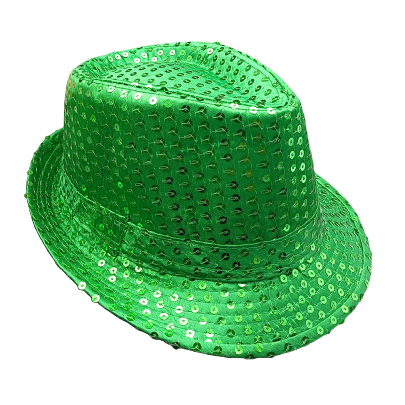 GWAWG Sequin Hat, Glitter Jazz Caps, Disco Hip-Hop Sequin Fancy Dress, for Hen Party Night Wedding Mardi Gras, Retro 70 Theme Dance