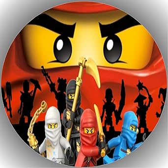 Fondant Tortenaufleger Tortenbild Geburtstag Ninjago T2
