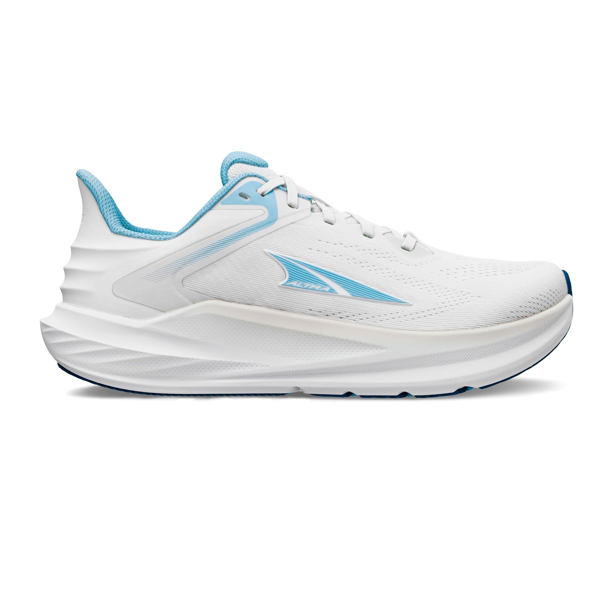 ALTRA Women's Torin 8 Road Running Shoe, White/Light Blue, 12 Image