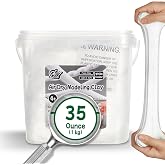 Chico Land White Air Dry Modeling Clay &ndash; 35oz (1000g) Bucket, Soft Foam Clay for Kids 4+, Crafting, Sculpting, Cosplay &amp; DIY Projects​