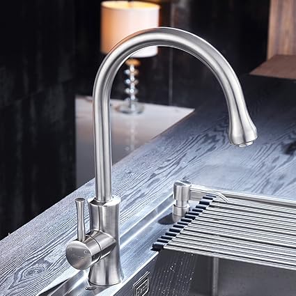 Stainless Steel Kitchen Faucet Vegetables Basin Hot And Cold Taps