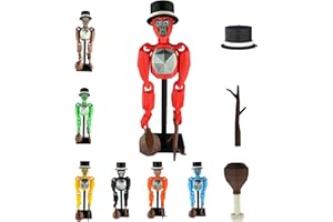 AEDNX 6-Inch Monkey Figure Tag with Stand and Accessories,Articulated Joints,Office Desk Decoration​ Collectible for Gamer for Adults Gift