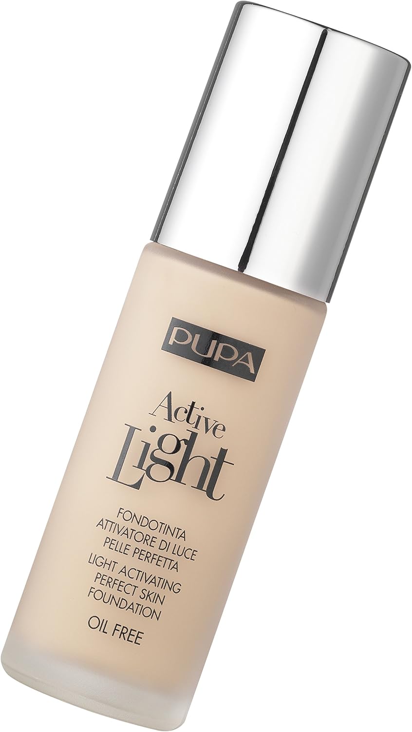 Pupa Active Light, N. 010 Porcelain, 30 ml (Pack of 1)