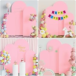 Wokceer Set of 3 Wedding Arch Backdrop Cover