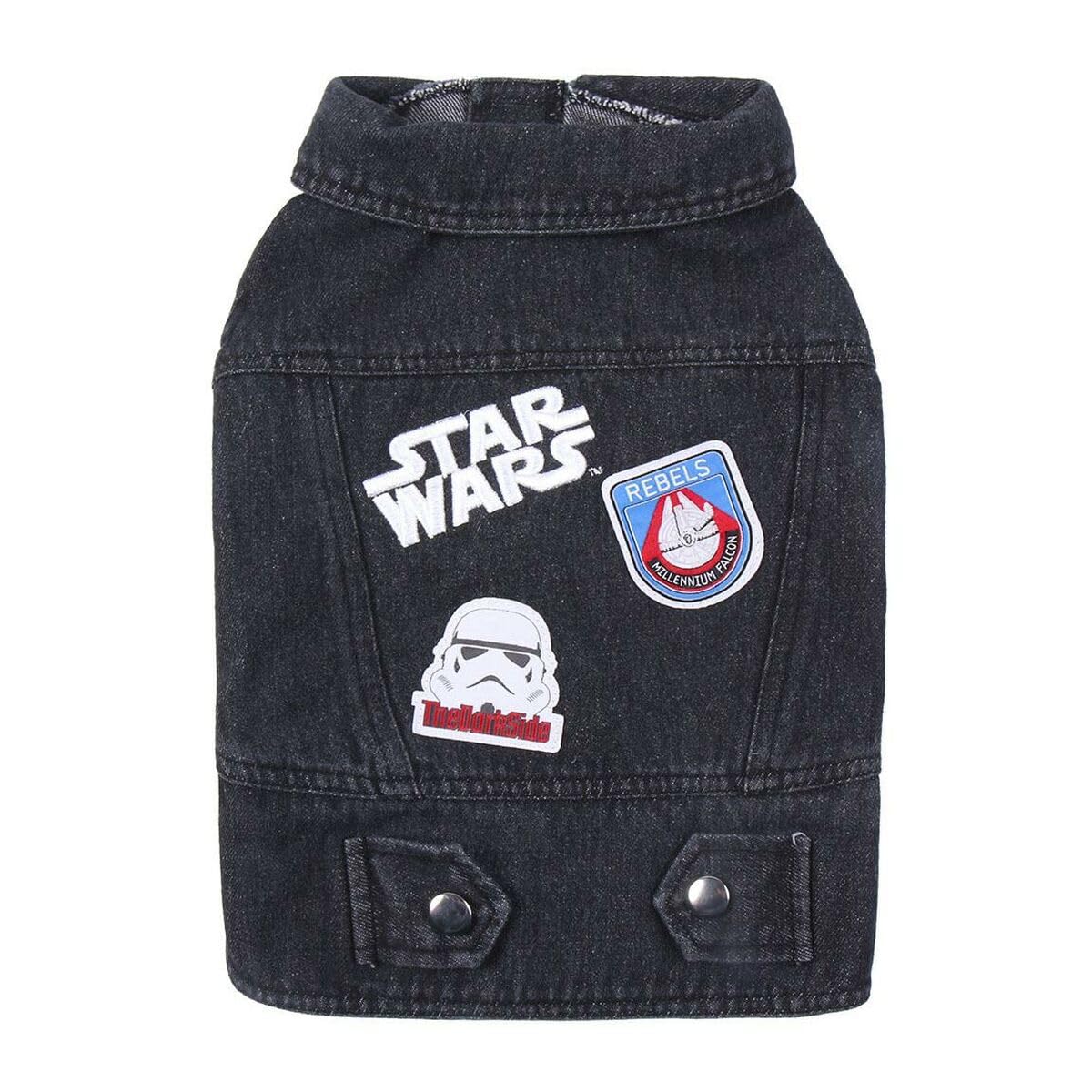 CERDÁ LIFEs LITTLE MOMENTS - For Fan Pets | Star Wars Denim Jacket - Officially Licensed by Star Wars®