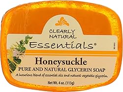 Clearly Natural Bar Soap, Honeysuckle, 4 oz, 3 pk