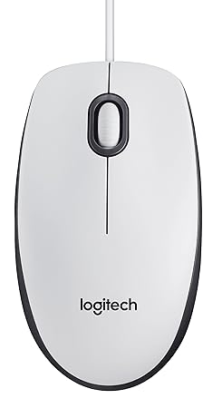 Logitech 910-005004 M100 USB PC Maus weiß