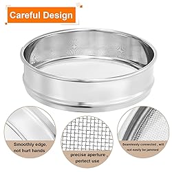 PATIKIL 30 Mesh Lab Sieve, 8" Diameter Test Sieve