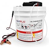 SEAFLO 12V 3.7 Gallon Oil Change System &ndash; High Flow Oil Extraction Pump &ndash; 12 Volt DC &ndash; Portable Oil Evacuator for Boats and RV Maintenance &ndash; 4-Year Warranty!