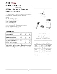 Chanzon 2N5457 TO-92 N-Channel JFET FET Junction