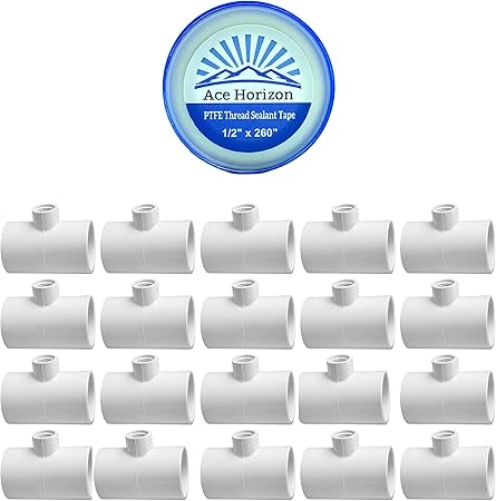 Amazon Com Ace Horizon 20 Pack Chicken Waterer Pvc Tee Fittings