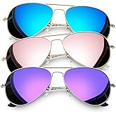 Joopin Bulk Trendy Aviation Sunglasses Polarized UV Protection Retro Sun Glasses Cool Sunnies Fashion Shades