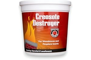 Meeco's Red Devil 14 Powdered Creosote Destroyer - Creosote Remover For Wood stoves & Fireplace Inserts (1 lb) - Made in the USA
