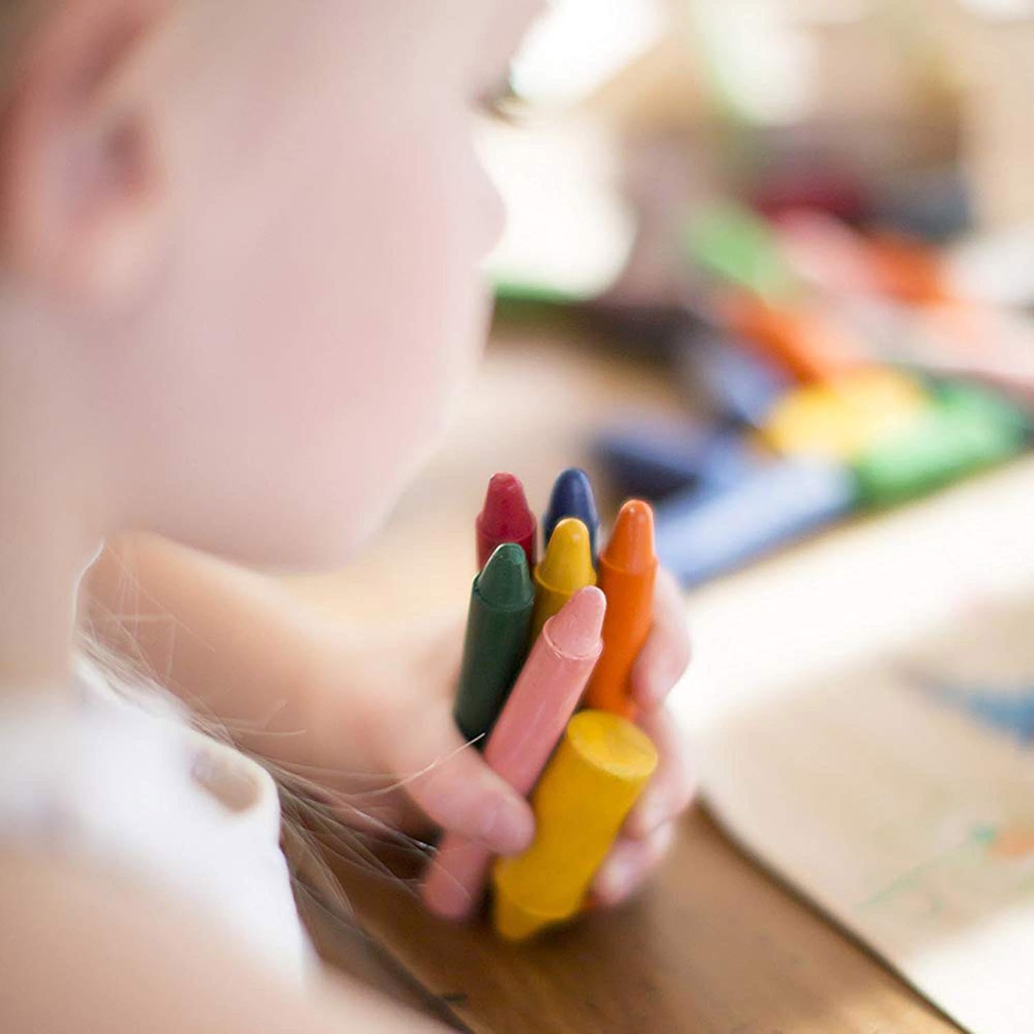 Honeysticks 100% Pure Beeswax Crayons Natural, Safe for Toddlers, Kids and Children, Handmade in New Zealand, for 1 Year Plus (12 Pack): Toys & Games