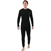 IZOD mens Waffle Knit Crewneck Top and Jogger Pant Sleep Set