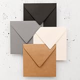 Clairefontaine Pollen 14x14cm Envelopes Pack of 20 Cream 120 g/m² view 3