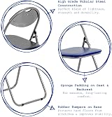 Harbour Housewares Black Padded Folding Chairs Pack of 2 view 4