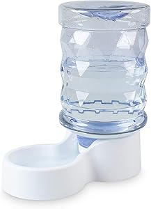 PetFusion H2O Gravity Pet Water Dispenser. Durable 2.5 Gallon Water Feeder. Automatic Water Station for Cats & Small, Medium, & Large Dogs