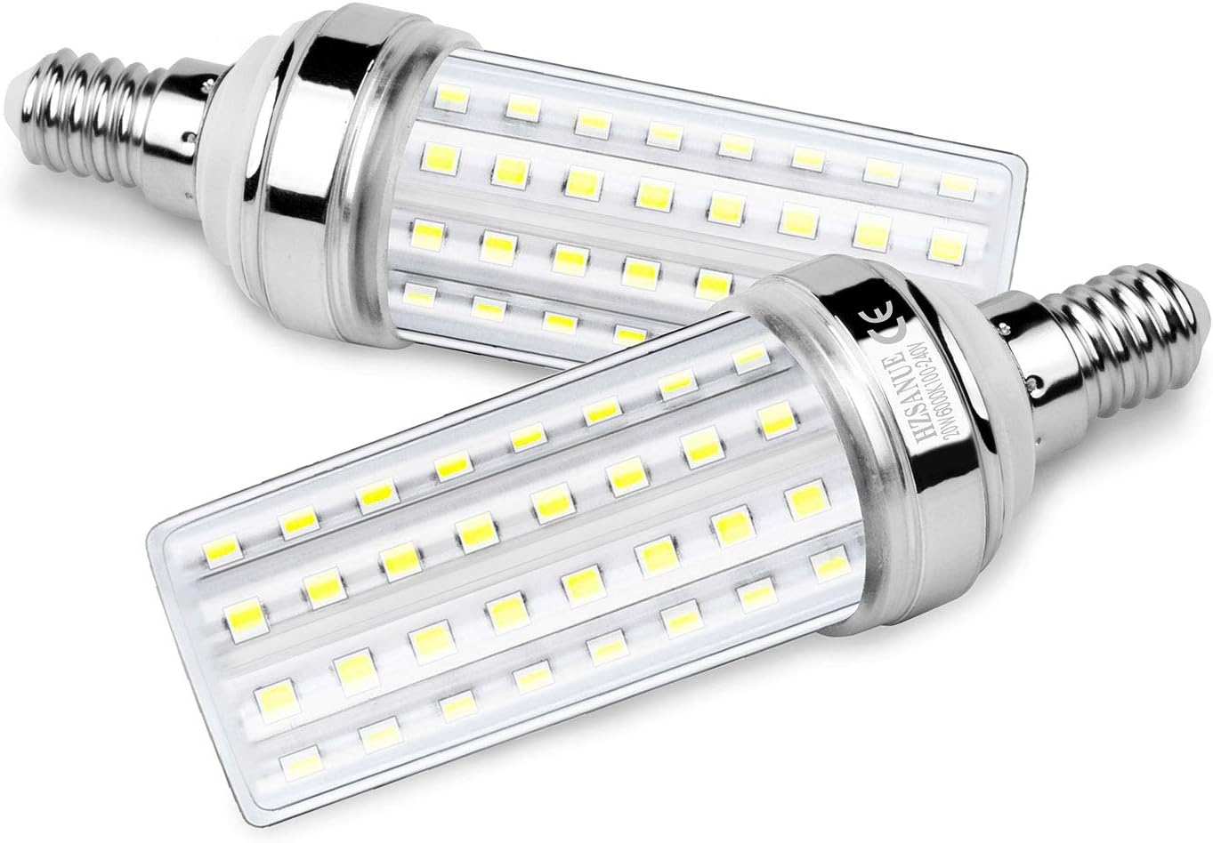 HZSANUE LED Corn Bulbs 20W, 150W Incandescent Bulbs Equivalent, 2300Lm, 6000K Daylight White, E14 Small Edison Screw, Pack of 3 - Image 4