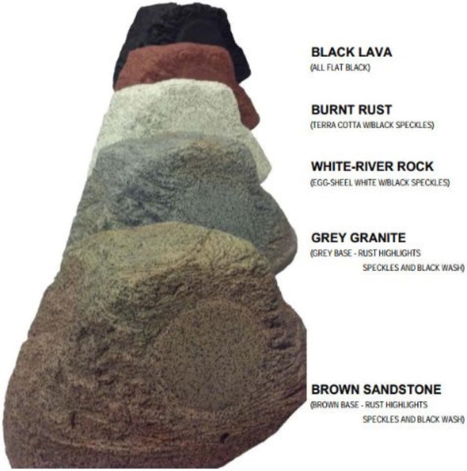 river rock speaker
