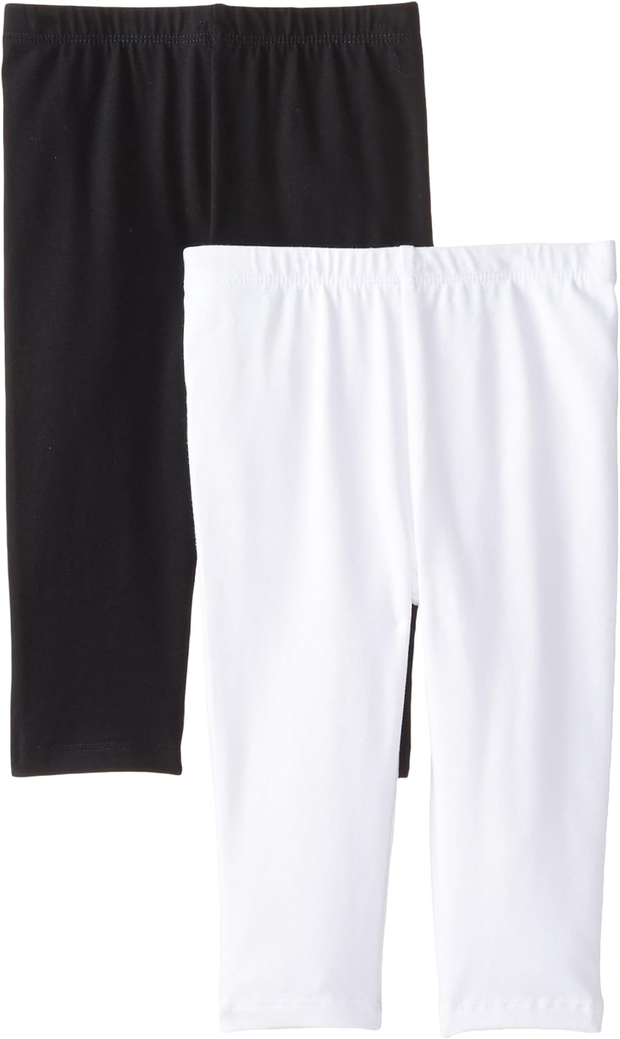 The Children's Place Girls' 2 Pack Basic Leggings: Clothing