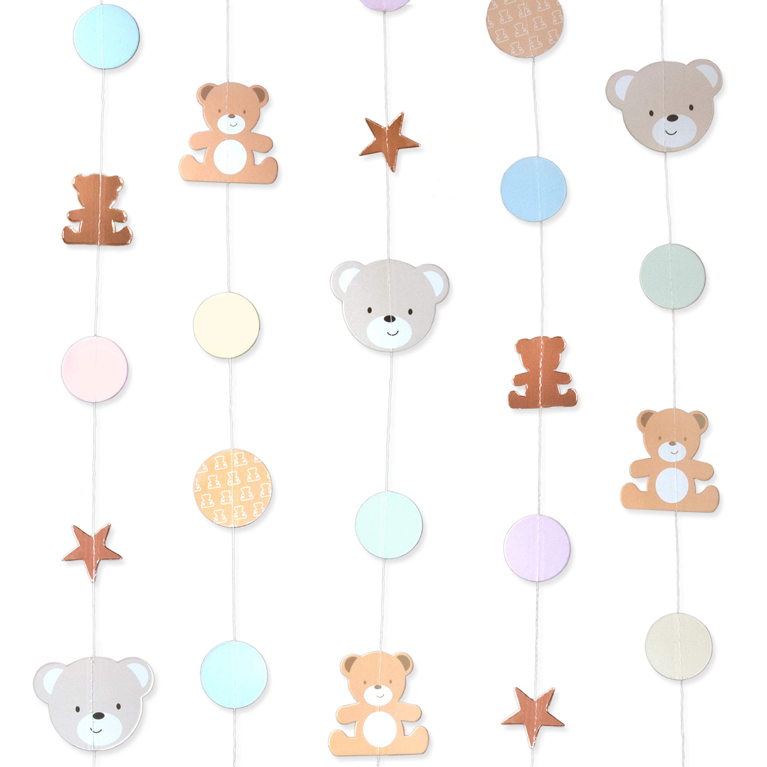 Hatton Gate Teddy Bear String Decorations 6 strings each 2 metres per pack