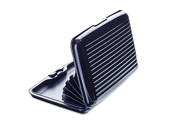 Vallet – Premium Kreditkartenetui aus Aluminium - blockiert RFID und NFC – für Kreditkarten, Personalausweis, EC-Karte etc. -