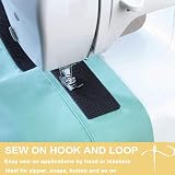 TEUVO Sew On Hook and Loop Tape 11cm x 2m Non Adhesive Fabric view 4