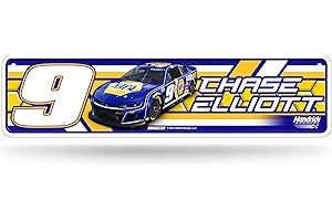 Rico Industries NASCAR Racing Metal Street Sign 4" x 15" Home Décor - Bedroom - Office - Man Cave