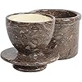 Radicaln Marble Butter Keeper 4.25" Inches Oceanic Handmade Butter Crock For Spreadable Butter Ideal Butter Crock For Counter With Water French Butter, Crock Pot & butter dish with lid for countertop