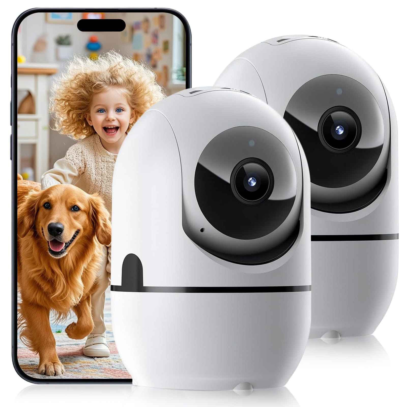 Photo 1 of  Indoor Security Camera,WiFi Indoor Cameras Wireless for Home Security