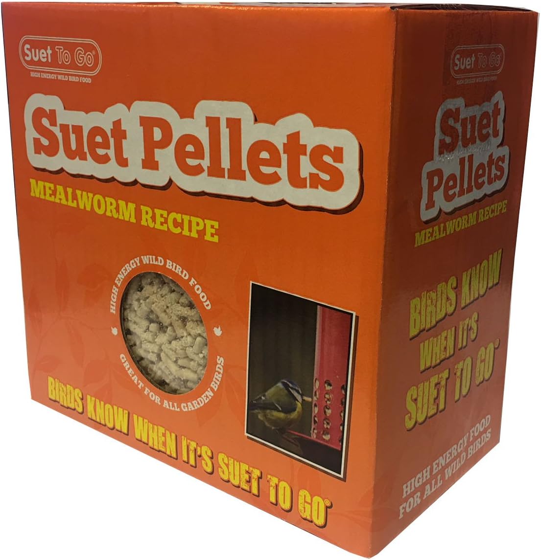 Suet to Go Grab N’ Go Mealworm Suet Pellets 3kg, Clear, 3 kg - Image 4