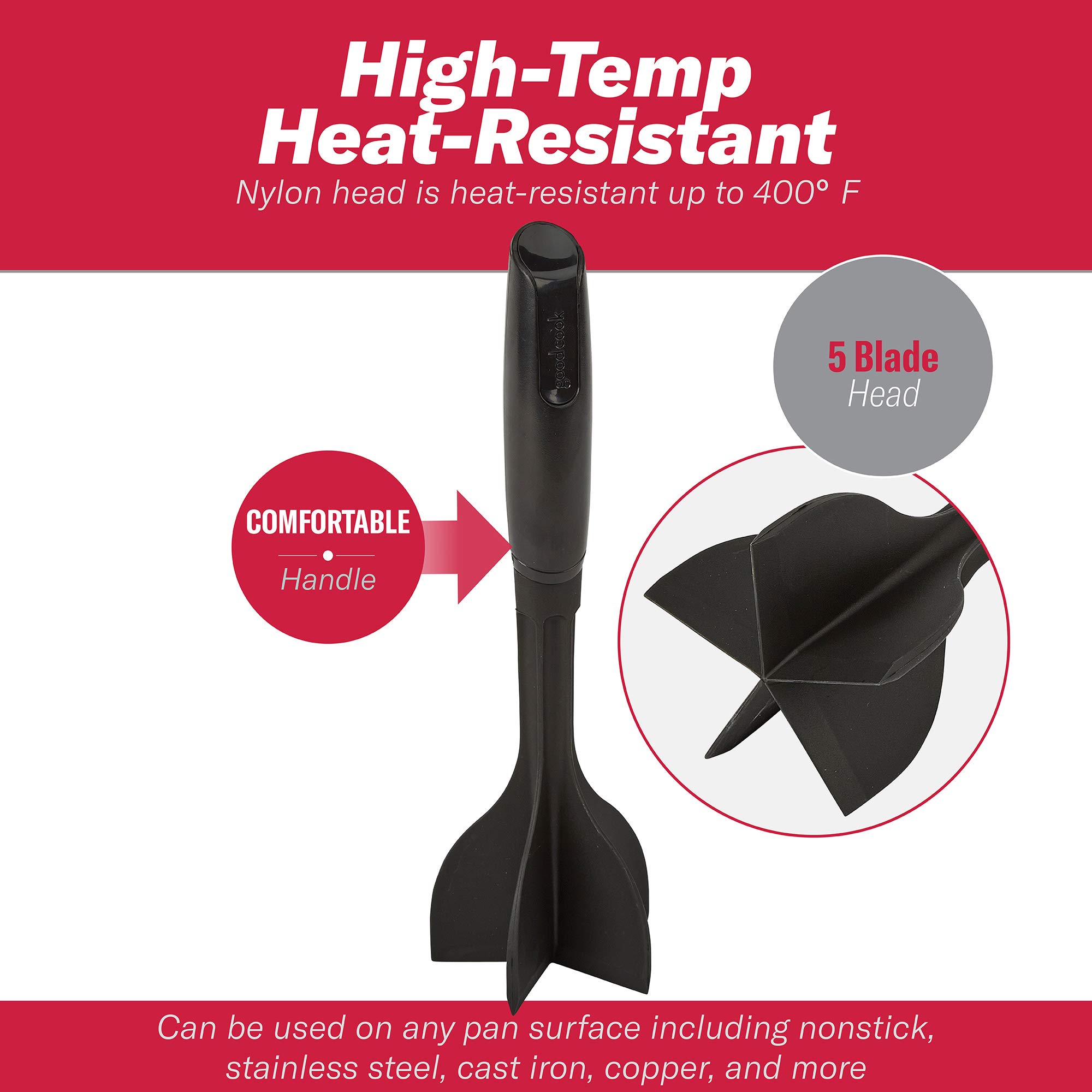 Good Cook Touch High-Temp Hamburger Meat Chopper by Good Cook