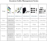 Avantree 20pk Reusable Cable Ties Straps for Earbuds Phones Electronics PC Wire view 7