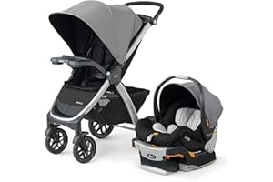 Chicco Bravo 3-in-1 Trio Travel System, Bravo Quick-Fold Stroller with KeyFit 30 Infant Car Seat and Base, Car Seat and Strol