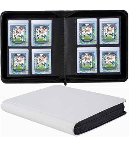 Amazon.com: Rayvol 4-Pocket Binder for 35pt Magnetic Card Holders – Holds  40 Slabs, Top-Loading Acid-Free Pages, Zipper Album for Graded & Display  Cards : Toys & Games