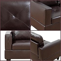 GlasFlength L Shaped Couch, Modular Sectional Sofa