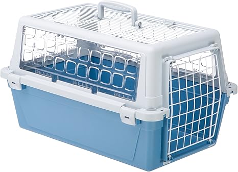 Ferplast Atlas 10 Trendy Open Panier De Transport Pour Chatchien Bicolore Bleugris