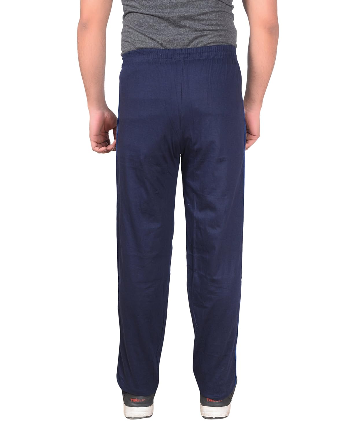 devil men's cotton pyjama|lower|trackpant (blue)
