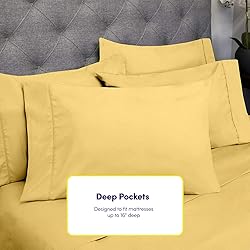 Twin Size Bed Sheets - 4 Piece 1500 Supreme